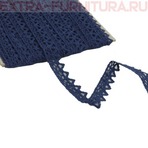 Тесьма вязаная арт.TBY-5036.29 шир.10мм, цв.29 т.синий, уп.10м