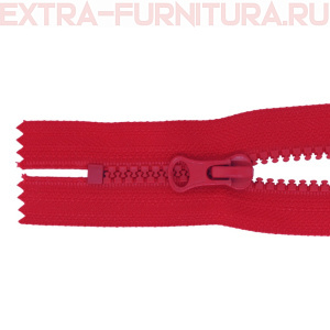 Молния Трактор Т5 1 замок 18см, цв.148 красный, LOGO, н/р