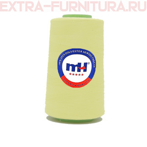 Нитки МН 40/2 п/э  5000 ярдов №377 св. желтый *