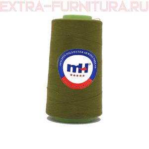 Нитки МН 40/2 п/э  5000 ярдов №418 олива *