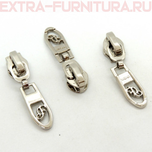 Бегунок декоративный автомат СП5 никель №3 (уп. 50 шт.)