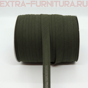 Косая бейка х/б  15мм 132м цв.327 оливковый 