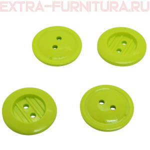 Пуговицы 17/2 салатовый, ПС-3, "Решетка", упаковка 1000 шт.
