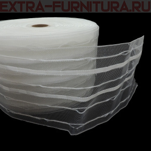 Лента шторная шир.100мм арт.1090 органза, уп.50м*18уп.