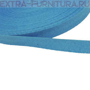 Лента киперная х/б 13 мм, цв.1 голубой, уп.50м (пл.2,8 г/м)