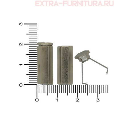 Наконечник для шнура 5,5мм, металл, арт.TBY OR 0305-5374, цв.никель, уп.100шт