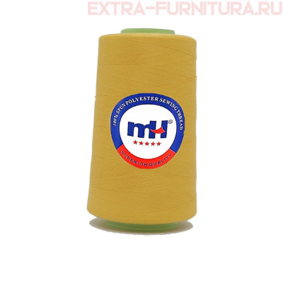 Нитки МН 40/2 п/э  5000 ярдов №136 желтый 