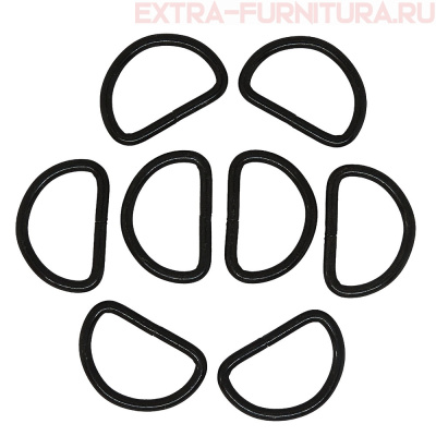 Полукольцо 25 мм (d=2,1 мм), цв. оксид, уп.500шт А