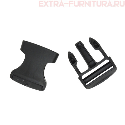 Фастекс 32 мм, арт.ГК, цв.черный (полипропилен) усиленный (уп.100шт.)