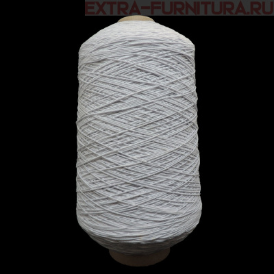 Нитки "спандекс"  500гр/1250м, цв.белый (А)