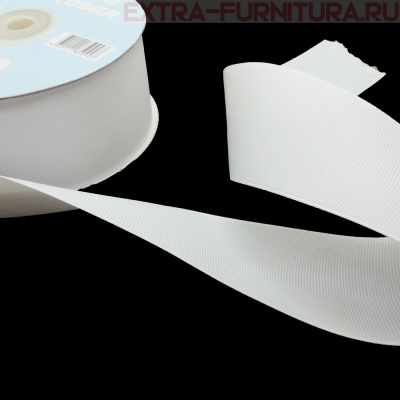 Лента репсовая IDEAL шир. 50 мм цв .029 белый, уп.27,42м