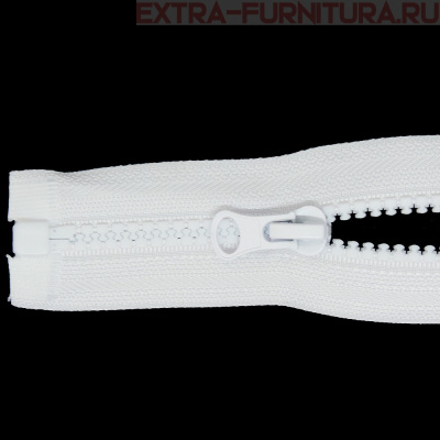 Молния Трактор Т5 1 замок 55см, цв. 101 белый, LOGO