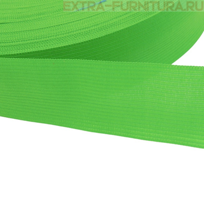 Лента окантовочная 32 мм цв.зеленый яркий 105, уп.100м (пл.4,0+/-0,2 гр/м)