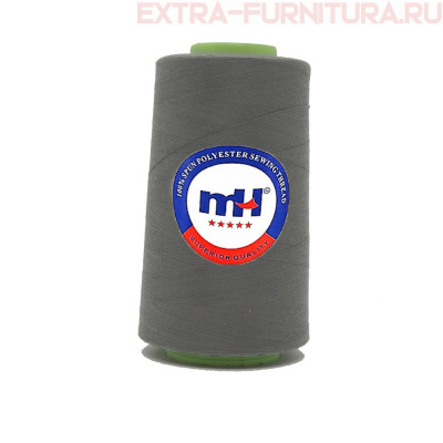 Нитки МН 40/2 п/э  5000 ярдов №371 серый *