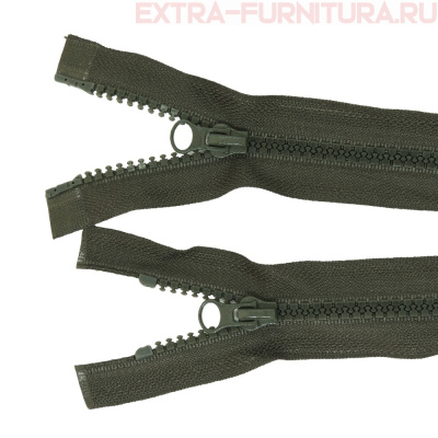 Молния Трактор Т5 2 замка 90см, цв. 328 хаки темный, LOGO