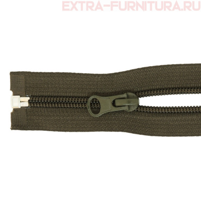 Молния Спираль разъемная дл. 60см, Т5, цв.328 темный хаки LOGO